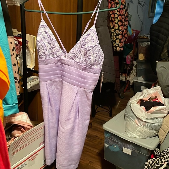 lilac Free People dress with embellishments NWT - Picture 3 of 5